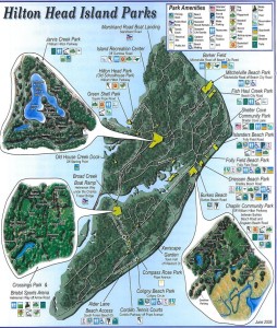 Hilton Head Island Parks Map